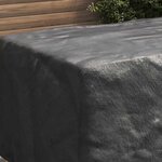 vidaXL Housse pour mobilier d'extérieur Noir 150 x 90 x 75 cm 420D