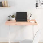 vidaXL Dessus de table 80x40x(2-6) cm bois de chêne massif non traité