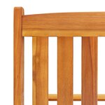 Vidaxl ensemble de 2 chaises longues avec table bois d'acacia massif