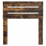 vidaXL Tête de lit avec tête de lit Chêne fumé 80 cm Bois d'ingénierie