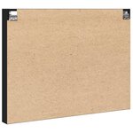 vidaXL Armoire à vitrine noir 100x8 5x75 cm bois d'ingénierie