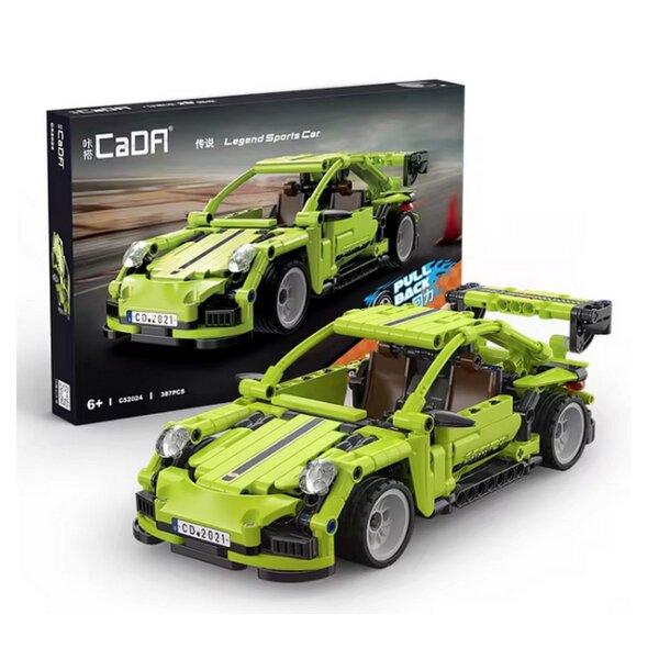 CADA - Voiture de course a retrofriction Verte