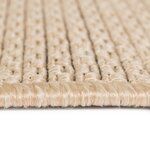 Vidaxl tapis d'extérieur/d'intérieur aspect de sisal 140 x 200cm beige