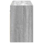 vidaXL Armoire murale de bain sonoma gris 100x25x40 cm bois ingénierie
