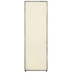 vidaXL Garde-robe Crème 87 x 49 x 159 cm Tissu