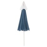 vidaXL Parasol de plage Bleu 240 cm