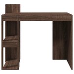 vidaXL Bureau chêne marron 103 5x56 5x94 cm bois d'ingénierie