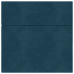 vidaXL Canapé-lit pliable 180 x 67 x 45 cm Bleu