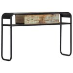 vidaXL Table console 118 x 30 x 75 cm Bois de récupération massif