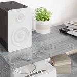 vidaXL Meuble TV Gris Sonoma 100 x 30 x 40 cm Bois d'ingénierie
