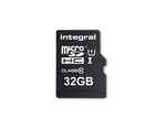 Carte mémoire Micro SD Integral UltimaPro A1 Spécial Tablettes/Smartphones 32 Go + adaptateur SD