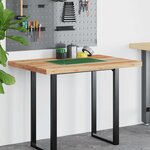 vidaXL Dessus de bureau fini à l'huile 100x70x4cm bois d'acacia massif