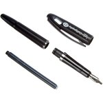 Blister de stylo plume calligraphie trc1-21a  x1 noir pentel