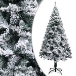 vidaXL Arbre de Noël artificiel pré-éclairé et boules vert 120 cm