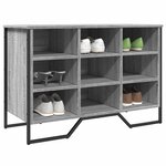 vidaXL Armoire à chaussures sonoma gris 90x38x61 5cm bois d'ingénierie
