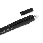 Portemine rapid PRO NOIR Mat Métal Massif Mine 0,7 mm ROTRING