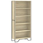 vidaXL Bibliothèque chêne sonoma 80x31x169 cm bois d'ingénierie