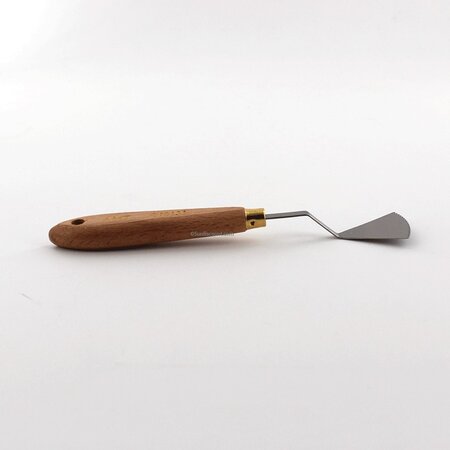 Couteau peindre avec manches en bois gravés - 10131 - amt
