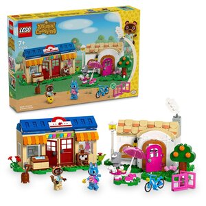 LEGO Animal Crossing 77050 — Boutique Nook et maison de Rosie avec Tom Nook et Rosie dès 7 ans.