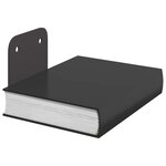 vidaXL Étagère flottante avec étagère 24 Pièces Noir 6 x 10 8 x 6 6 cm
