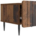 vidaXL Meuble TV Bois ancien 147 x 34 5 x 32 cm Bois d'ingénierie
