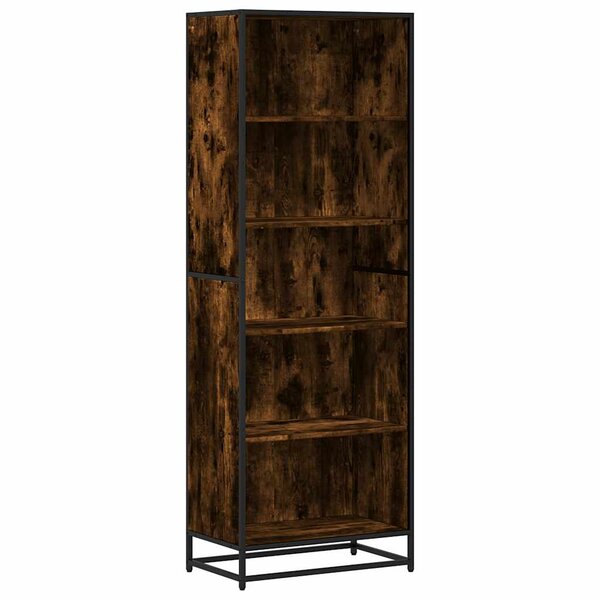 vidaXL Bibliothèque chêne fumé 60x35x170 5 cm bois d'ingénierie