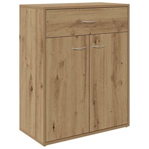 vidaXL Buffet chêne artisanal 60x30x75 cm bois d'ingénierie
