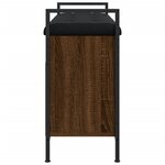 vidaXL Banc à chaussures chêne marron 85 5x32x57 5cm bois d'ingénierie