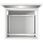 vidaXL Armoire de salle de bain avec miroir blanc bois d'ingénierie