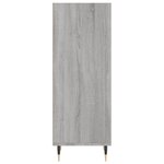 vidaXL Buffet sonoma gris 34 5x32 5x90 cm bois d'ingénierie