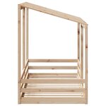 vidaXL Lit pour enfants avec toit 100x200 cm bois de pin massif