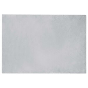 vidaXL Tapis en Fourrure Synthétique de Lapin Olite Gris 140 x 200 cm