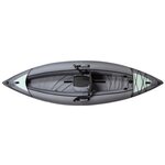 Kayak gonflable 1 place 317 x 90 x 33cm, randonnée mer et rivière, pack complet avec pagaie, siège, pompe et sac de transport