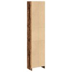 vidaXL Bibliothèque vieux bois 40x24x176 cm bois d'ingénierie