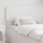 vidaXL Tête de lit Blanc 80 cm Bois d'ingénierie