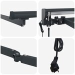 vidaXL Cadre de auvent Anthracite 4 5 × 3 m