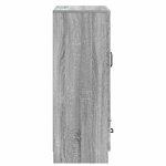 vidaXL Buffet Sonoma gris 66 x 34 5 x 92 cm Bois d'ingénierie