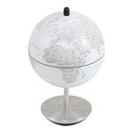 Mini globe terrestre Swing Ø 11 cm - Blanc