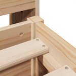 vidaXL Cadre de lit sans matelas 140x190 cm bois de pin massif