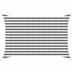vidaXL Voile d'ombre 2 x 3 5 m HDPE Rectangulaire Gris clair et blanc