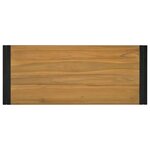 vidaXL Armoire murale de salle de bain 110x45x35cm Bois de teck solide