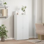 vidaXL Armoire de classement blanc 60x32x115 cm bois d'ingénierie