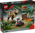 LEGO Jurassic World 76975  Le T. rex et l'évasion sur la rivière  199 pièces  dès 5 ans.