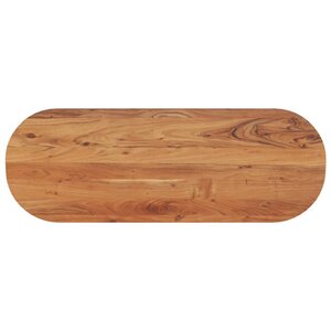 vidaXL Dessus de table 140x50x2 5 cm ovale bois massif d'acacia