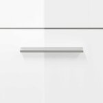 vidaXL Armoire de bain avec miroir blanc brillant bois d'ingénierie