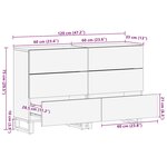 vidaXL Buffets 2 Pièces noir 60x33x75 cm bois massif de manguier