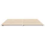 vidaXL Cadre de lit surélevé Blanc 200 x 200 cm Bois massif en pin