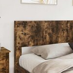 vidaXL Tête de lit Chêne fumé PB