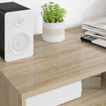 vidaXL Meuble TV Chêne Sonoma 100 x 48 x 43 cm Bois d'ingénierie