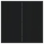 vidaXL Set de salle à manger de jardin 5 pièces noir poly rotin